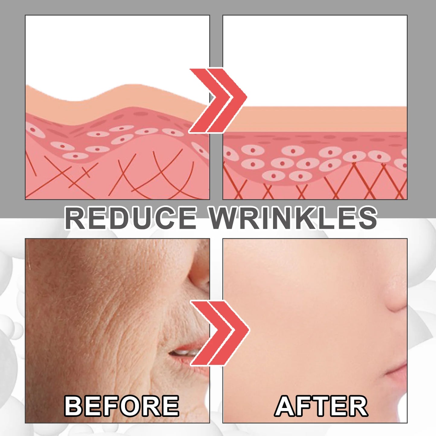 Crème pour le visage rehausseur de collagène, soin hydratant et raffermissant pour femmes, réduit les rides, ridules, acide hyaluronique, 30ml